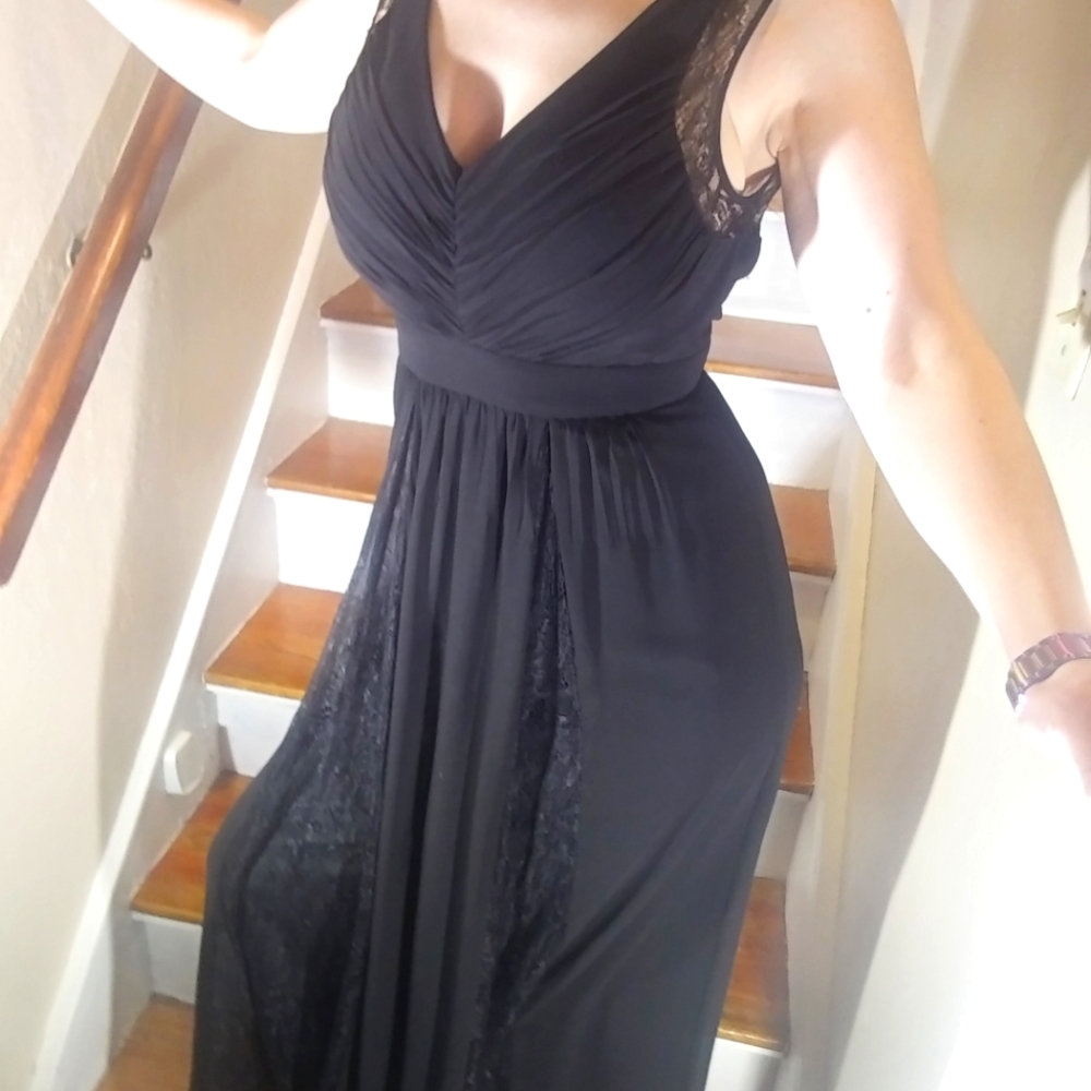 Lacy black BCBGeneration dress 2 NWT